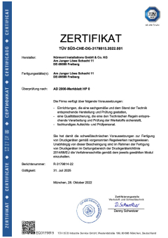 Zertifikat AD 2000